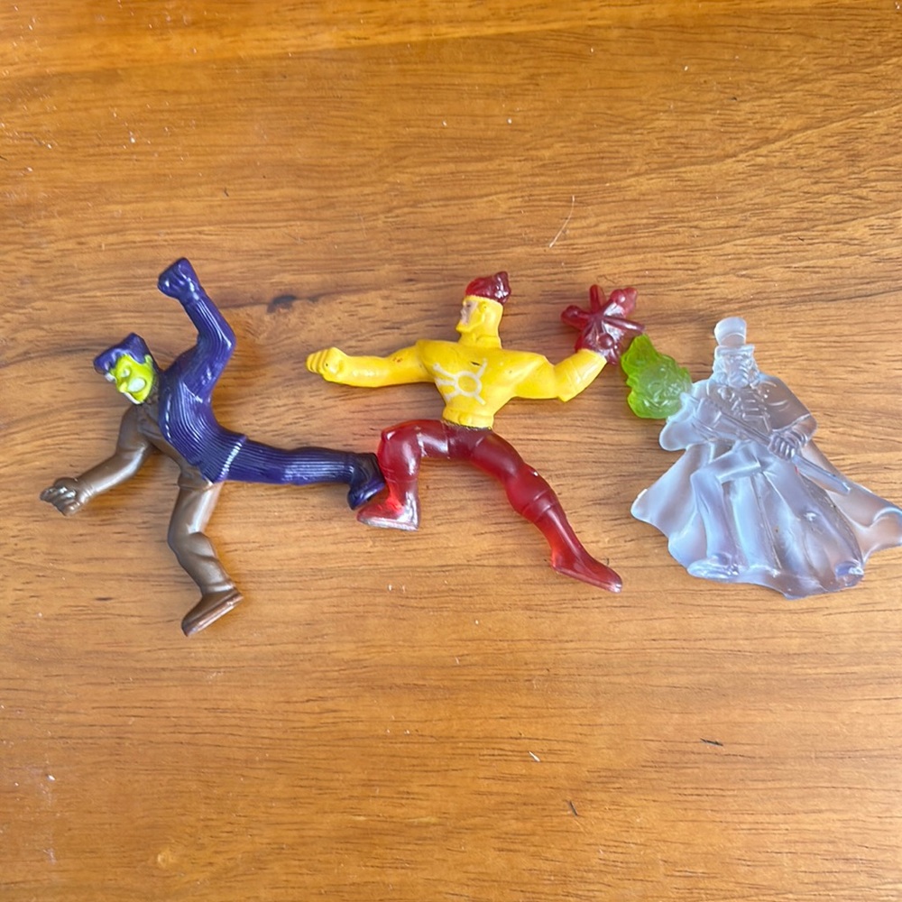 Dc Macdonald’s toys Two face, Firestorm & the ghost